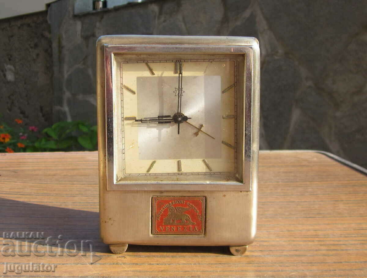 old German alarm clock JUNGHANS VENEZIA money box