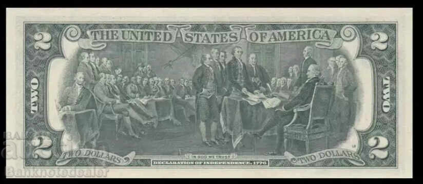 USA 2 Dollars 1976 April 13 Pick 461 Ref 00075807 Unc with price 150.00 BGN | € 76.69 USA 2 Dollars 1976 April 13 Pick 461 Ref 00075807 Unc with price 150.00 BGN | € 76.69