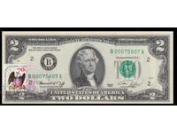 USA 2 Dollars 1976 13 April Pick 461 Ref 00075807 Unc