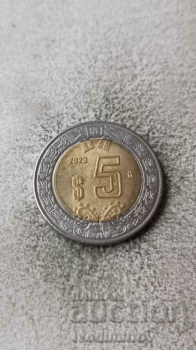 Mexico 5 pesos 2023