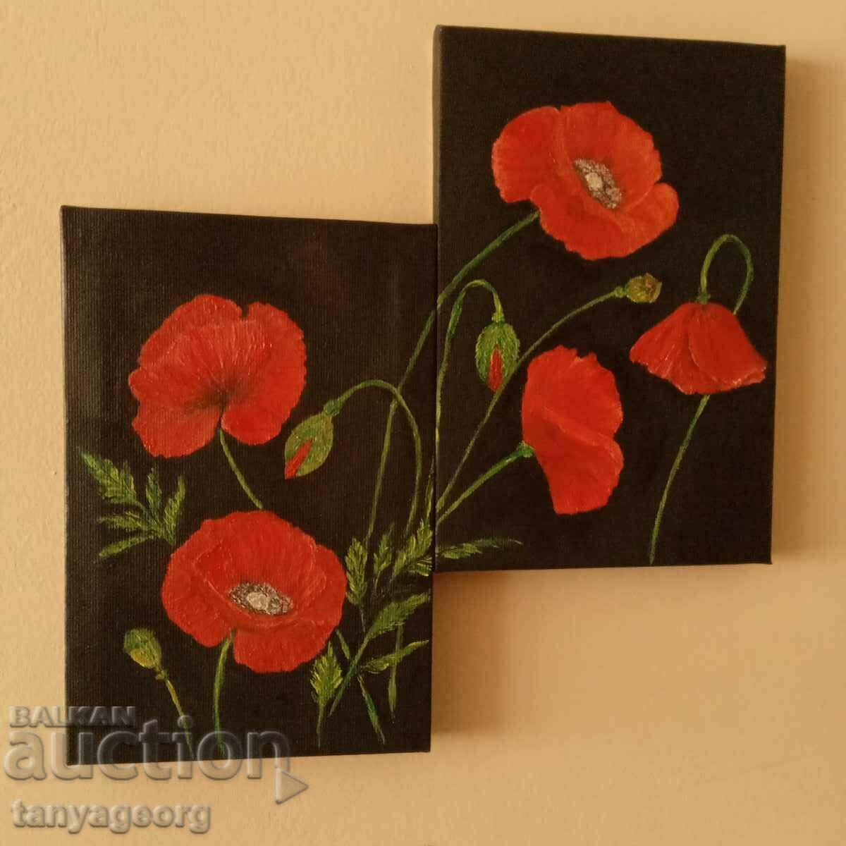 panel: Poppies