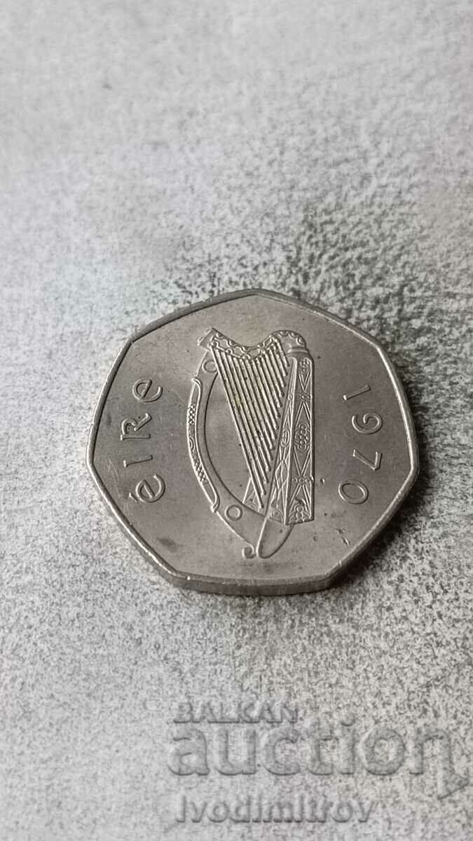 Ιρλανδία 50 πένες 1970 με τιμή 3.65 BGN | € 1.87