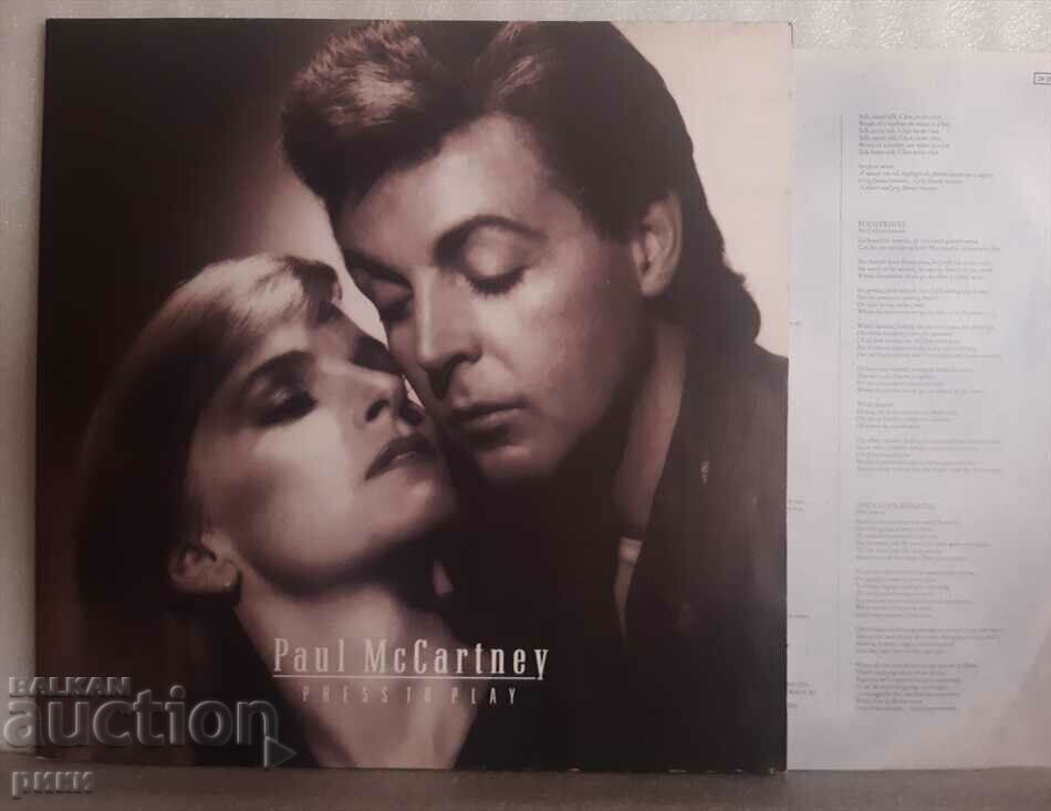 Paul McCartney – Press To Play 1986