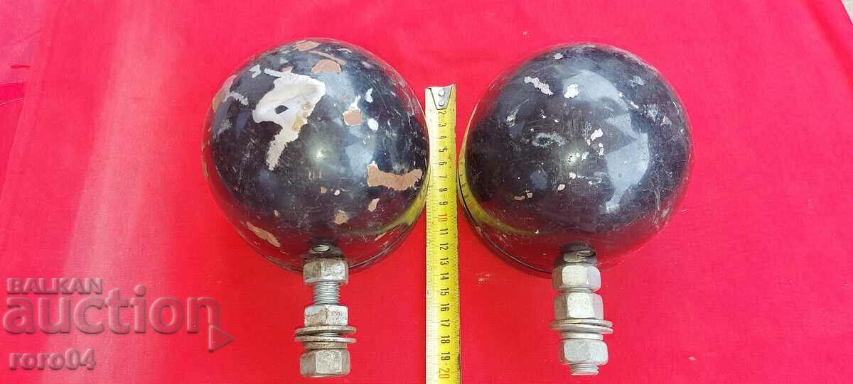 PAIR OF OLD BULGARIAN HEADLIGHTS - 7 PAIR OF OLD BULGARIAN HEADLIGHTS - 7