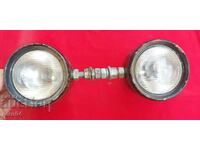 PAIR OF OLD BULGARIAN HEADLIGHTS