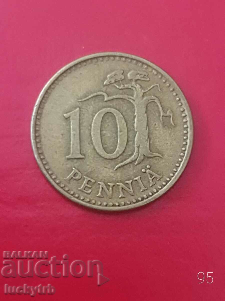 10 pennies 1963 - Finland