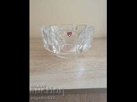 ORREFORS massive crystal bowl