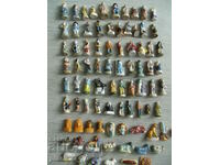 #*7675 old small porcelain figurines - a collection of 83 pieces