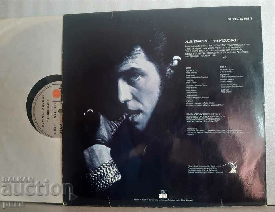 Alvin Stardust – The Untouchable 1974 with price 10.00 BGN | € 5.11 Alvin Stardust – The Untouchable 1974 with price 10.00 BGN | € 5.11