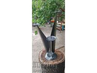 Large metal candle holder