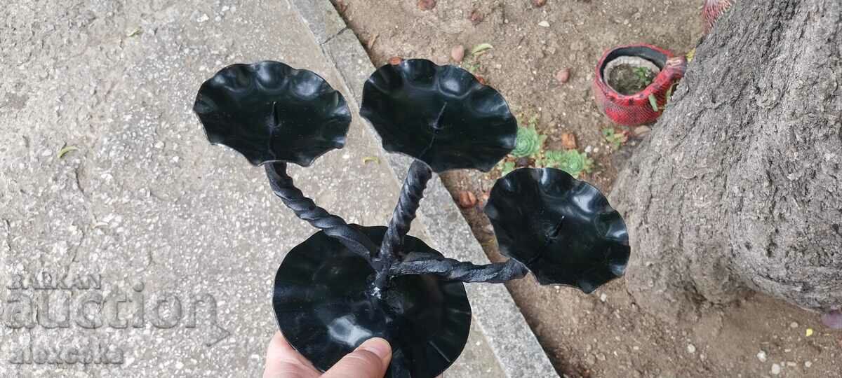 Auction Candlestick - Wrought iron Auction Candlestick - Wrought iron