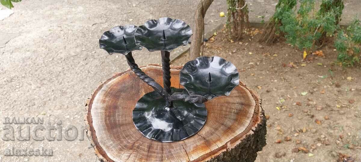 Candlestick - Wrought iron - 6 Candlestick - Wrought iron - 6