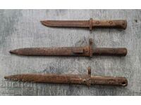 Lot of old bayonet, knives, bayonets / BZC!