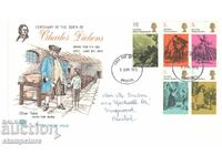 FDC - Marea Britanie - Aniversarea morții lui Charles Dickens