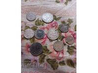 Old silver coins-9 pcs.