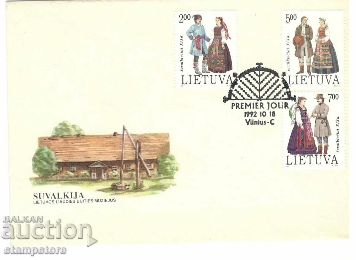 FDC Lithuania - National costumes