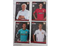 Soccer - Cards of Bayer Leverkusen players