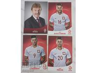 Football - Cards of football players from Poland