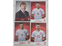 Football - Cards of football players from Poland