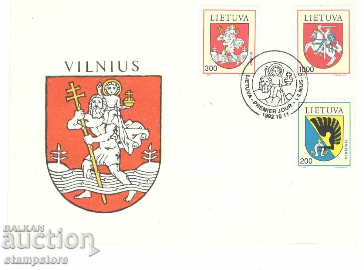 FDC Lithuania - Emblems