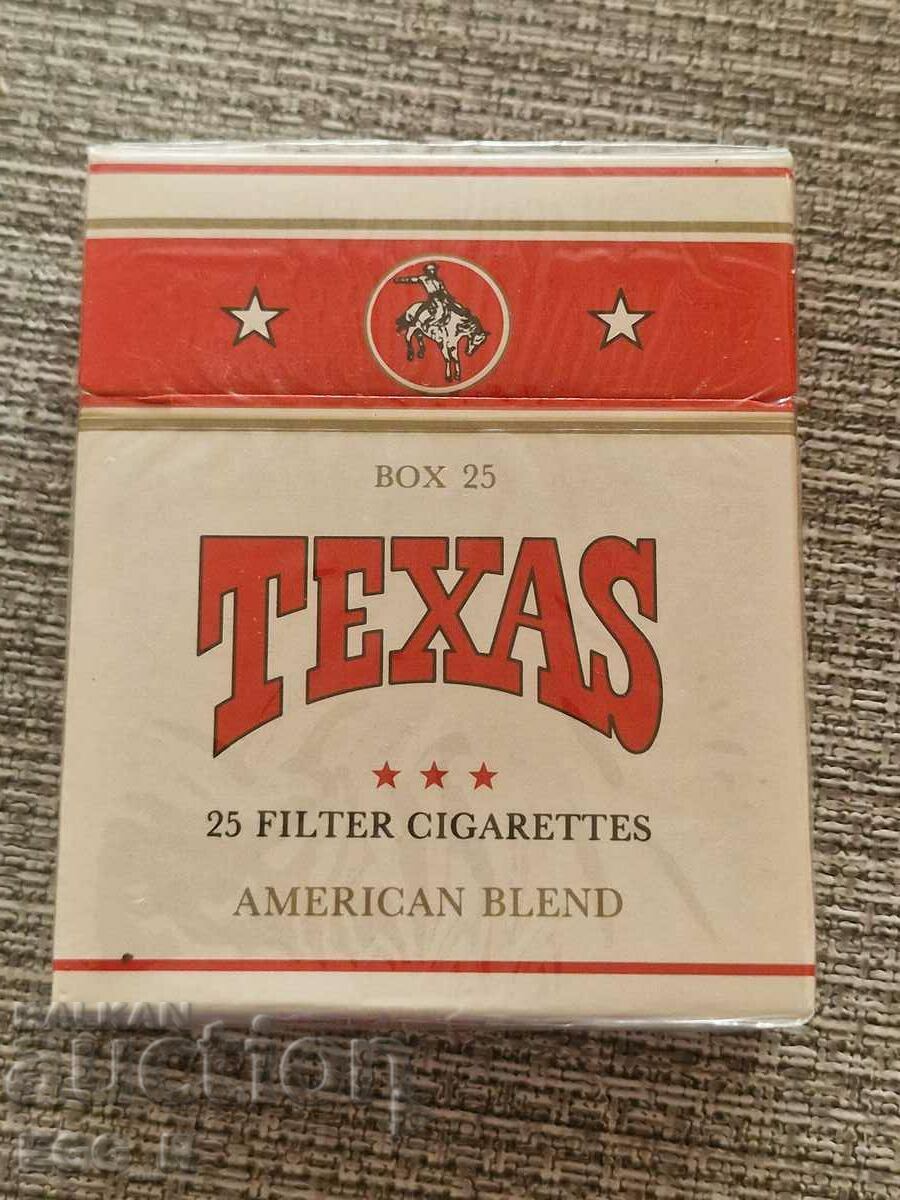 OLD Box of cigarettes Texas Texas 25 pcs. cigarettes Unopened