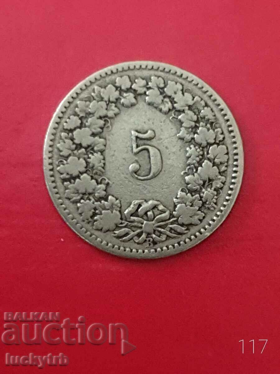 5 rapennes 1902 - Switzerland