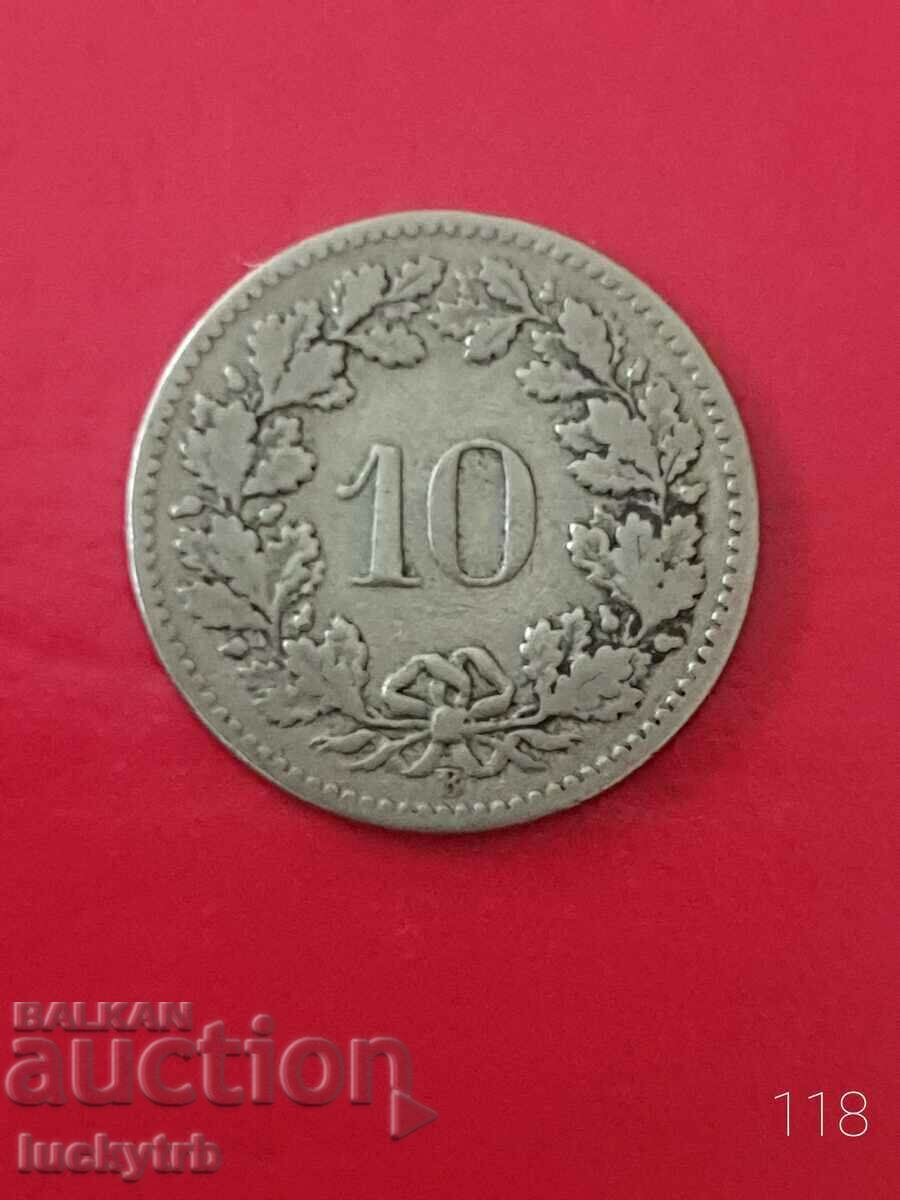 10 rapennes 1899 - Switzerland