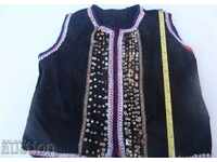 Northern wool vest tinsel babin chaise costume sukman