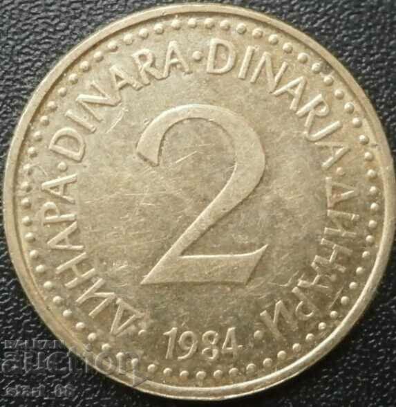 2 dinari 1984