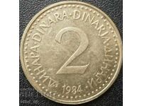 2 dinars 1984