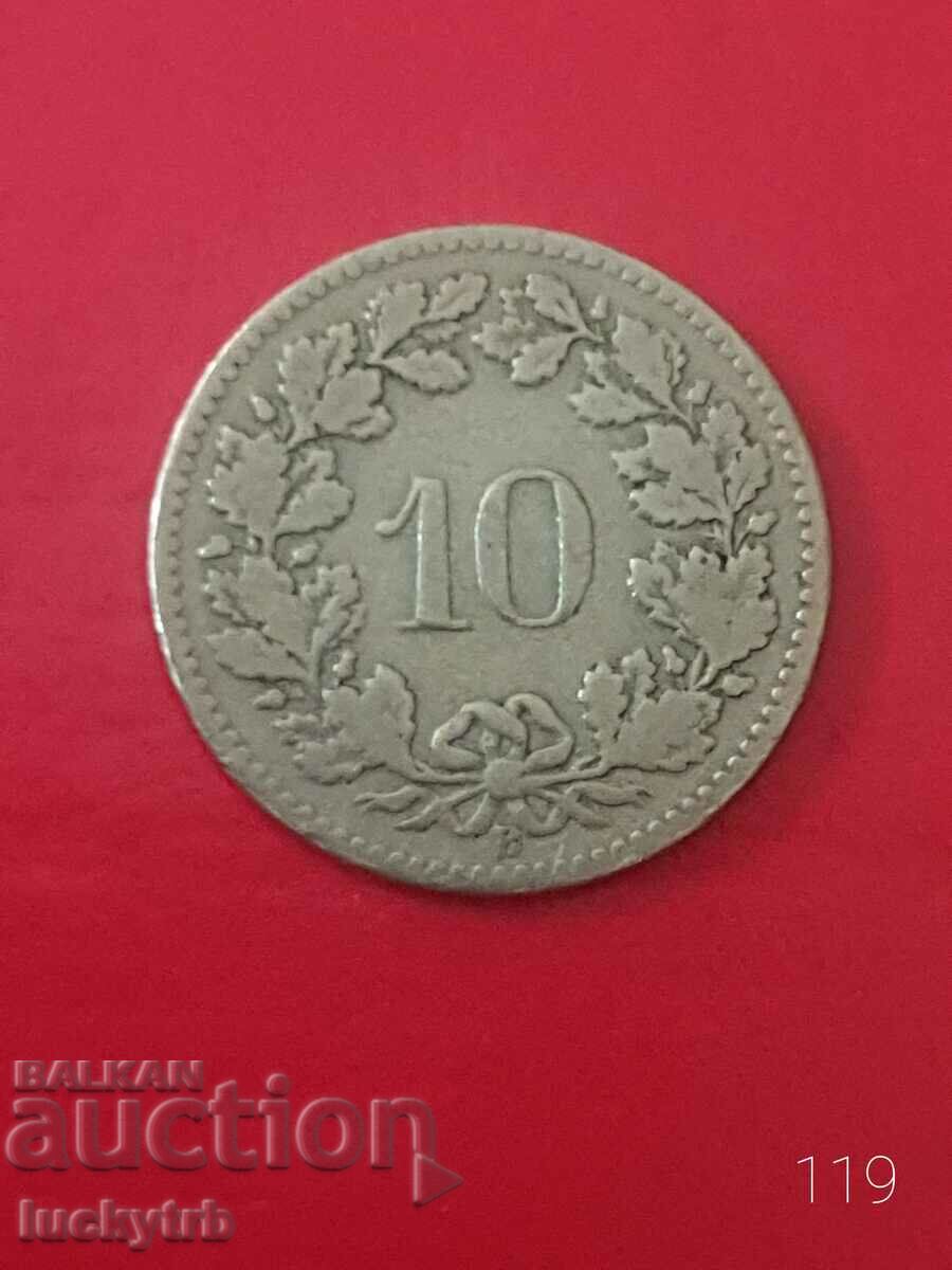 10 rapennes 1898 - Elveția