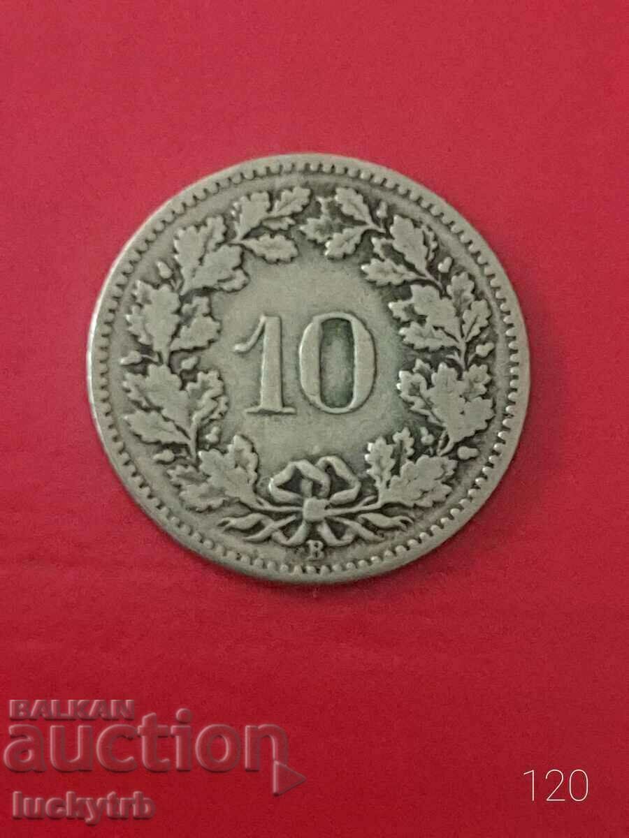 10 rapennes 1898 - Switzerland