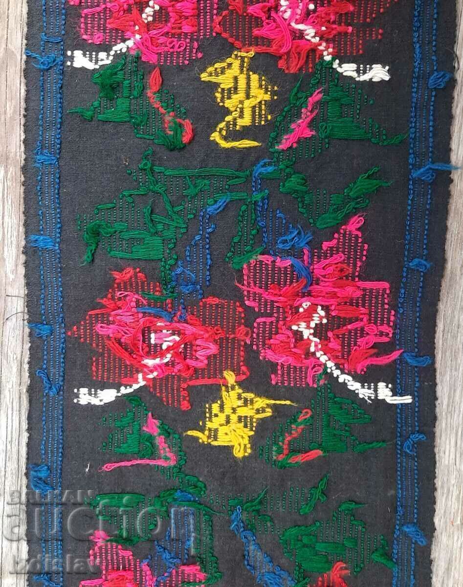 Handwoven and embroidered hemp wall panel Varna - 7 Handwoven and embroidered hemp wall panel Varna - 7