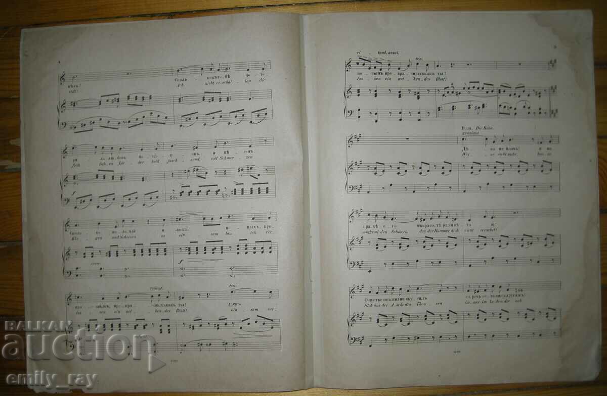 Auction Notes - DAS MÄDCHEN UND DIE ROSE / DAS MÄDCHEN UND DIE ROSE Auction Notes - DAS MÄDCHEN UND DIE ROSE / DAS MÄDCHEN UND DIE ROSE