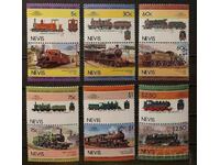 Nevis 1985 Locomotive seria a doua MNH