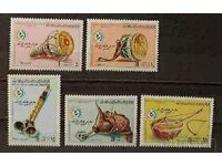 Libia 1980 Aniversare/Muzică/Instrumente muzicale MNH