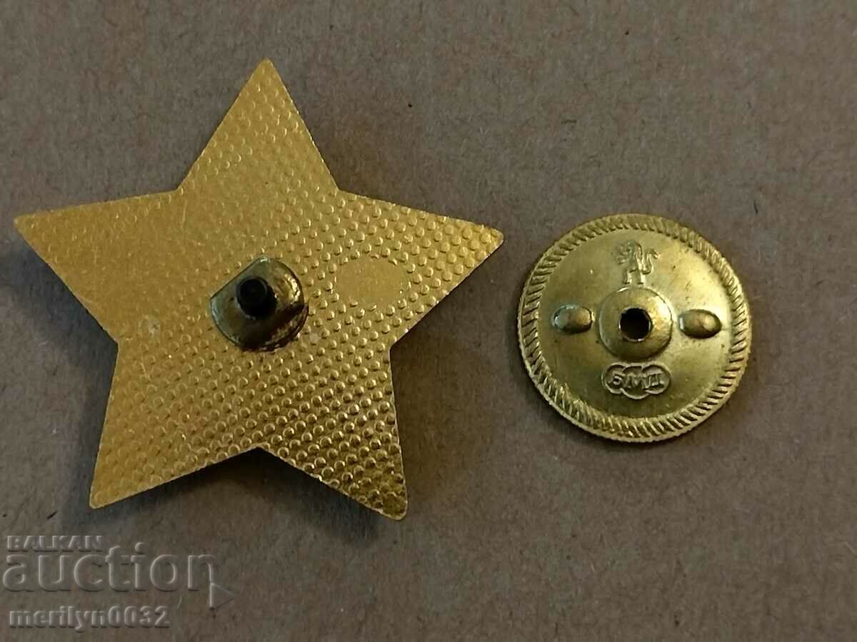 Insigna de email de calitate Partisan STAR a doua emisiune - 5