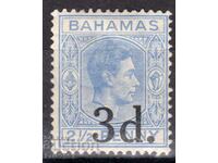 GB/Barbados-1940-KGVI-Regular με υπερονομασία,MLH