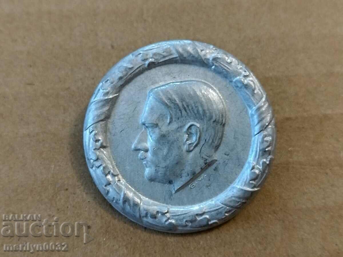 Badge Lead Zinc Combine badge medal NRB - 5