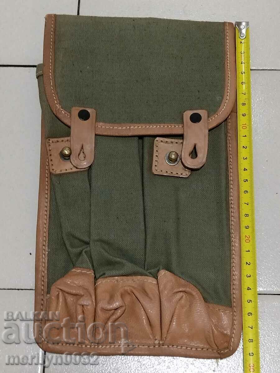 Бризентова чанта за пълнители на MP-38 40, ЧЗ сумка WW2 - 6