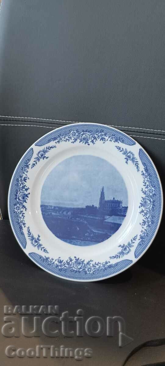 Marked collector's porcelain plate