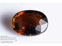 Orange tourmaline 0.95ct oval cut