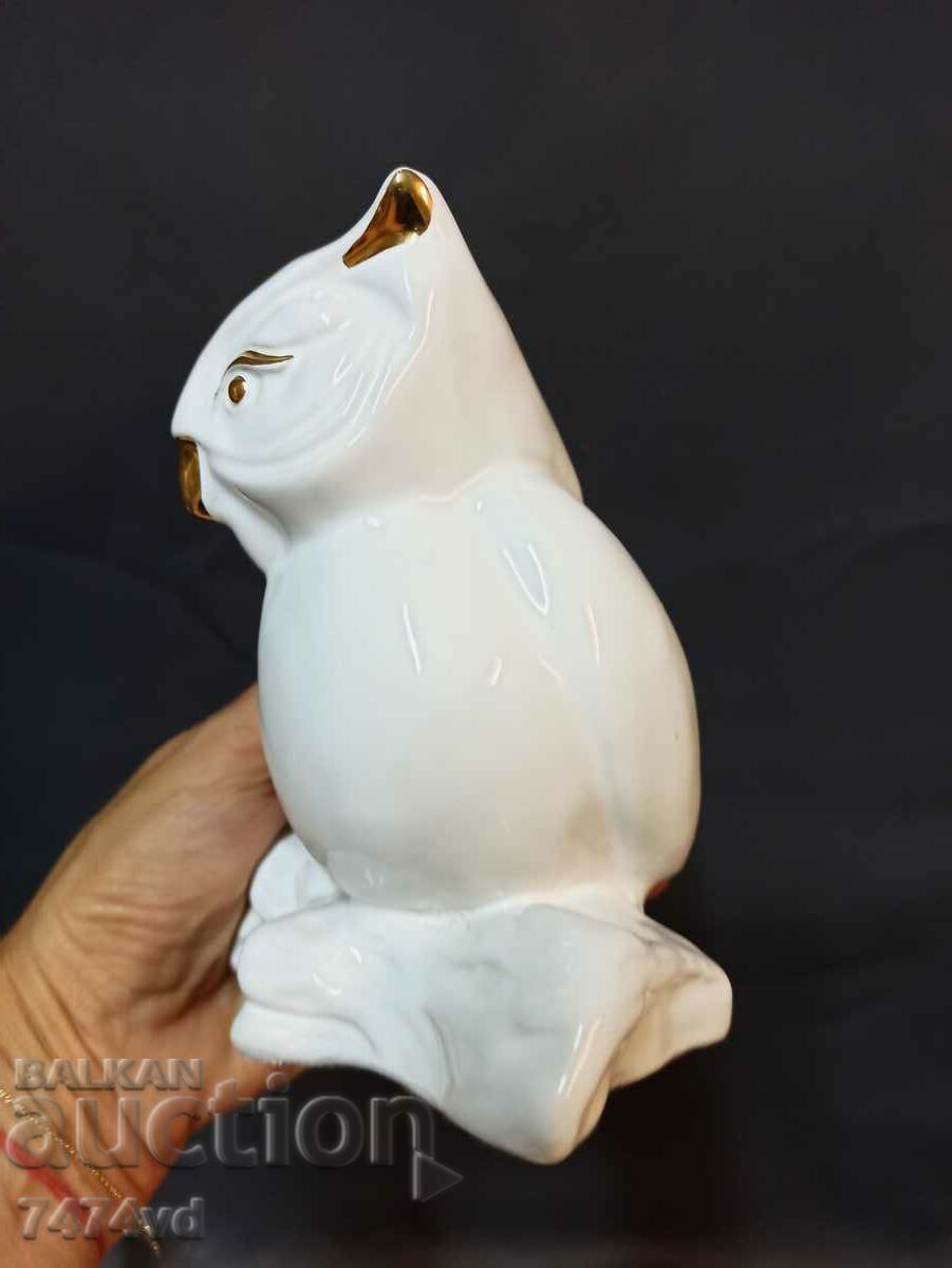 PORCELAIN OWL, GOLDEN OWL with price 50.00 BGN | € 25.56