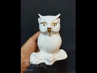 PORCELAIN OWL, GOLDEN OWL