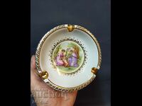 Porcelain rare now to find large Vidin ashtray