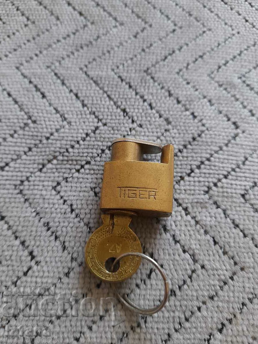 Old Tiger Padlock