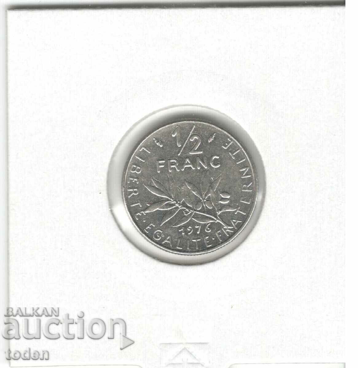 Auction France-½ Franc-1976-KM# 931.1-Signature "O. Roty" Auction France-½ Franc-1976-KM# 931.1-Signature "O. Roty"