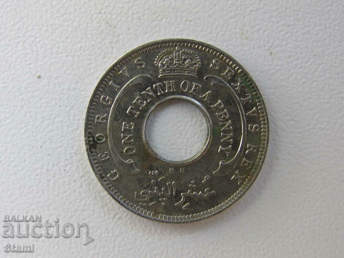 Δημοπρασία Βρετανική Δυτική Αφρική - 1/10 Penny, 1950 201D Δημοπρασία Βρετανική Δυτική Αφρική - 1/10 Penny, 1950 201D