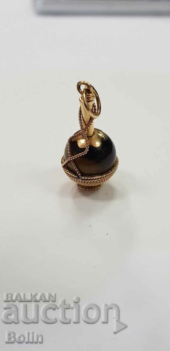 Interesting rare gold locket, 18 carat perfume bottle - 5