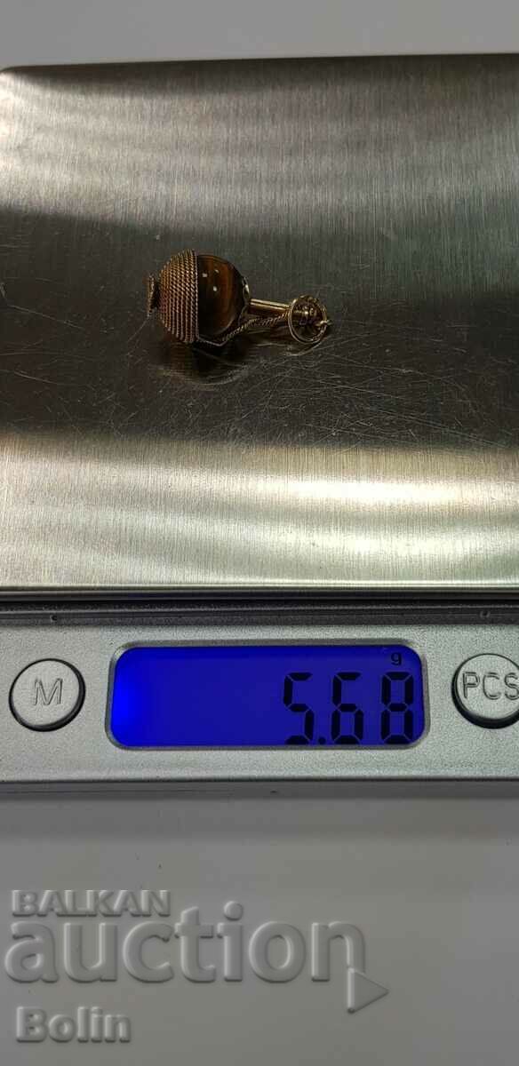 Interesting rare gold locket, 18 carat perfume bottle - 6